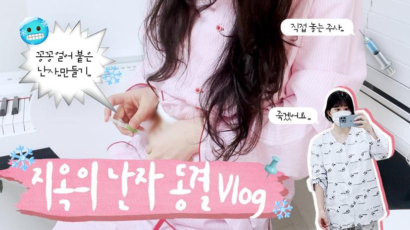 20대 난자 동결 수술 Vlog❄️ | 지옥의 난자 동결 리얼 후기💉죽음의 2주… | 공포의 자가주사, 호르몬 부작용, 통증 | 제발 아프지 말자…!!🥶